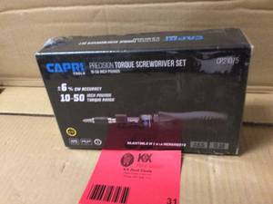 Capri Tools Certified 10 to 50 in. lbs. Torque Screwdriver Set Customer Returns See Pictures