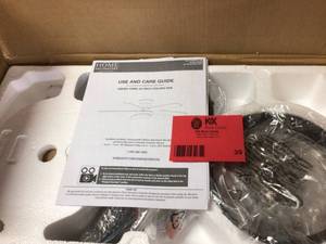 Home Decorators Collection Ashby Park 52 in. White Color Changing Integrated LED Bronze Ceiling Fan with Light Kit and Remote Control Customer Returns See Pictures