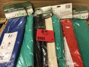 DIRECTOR CHAIR REPLACEMENT CANVASES Customer Returns See Pictures