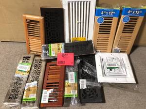 MIX LOT OF FLOOR REGISTER Customer Returns See Pictures
