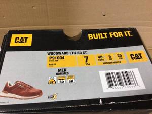 Mens Woodward SD Steel Toe Work Shoe  SZ 7 Customer Returns See Pictures