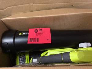 RYOBI 40V 110 MPH 52 5 CFM Cordless Battery Variable-Speed Jet Fan Leaf Blower with 4.0 Ah Battery and Charger Customer Returns See Pictures