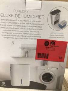 Pure Enrichment - PureDry Deluxe 1.5L Dehumidifier - White Customer Returns See Pictures