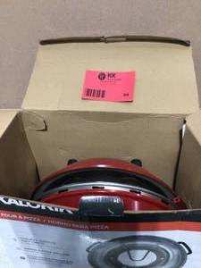 Kalorik Red High Heat Stone Pizza Oven Customer Returns See Pictures