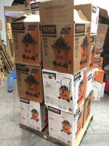 Lot of RIDGID Wet  Shop Vacs Various Connditions & Models See Pictures
