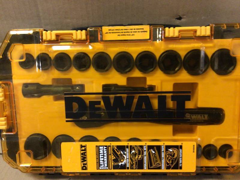 DEWALT 3 8 in. Drive Combination Deep Impact Socket Set with