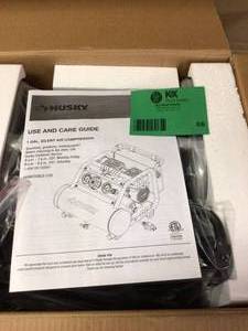 Husky 1 Gal. Portable Electric-Powered Silent Air Compressor