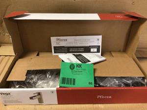 Vega Single Control 4 Centerset Bathroom Faucet in Brushed Nickel Customer Returns See Pictures