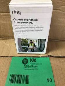 Ring 1080p HD Wi-Fi Wired and Wireless Video Doorbell 4 Customer Returns See Pictures