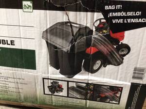 MTD Genuine Factory Parts Original Equipment 42 in. and 46 in. Double Bagger for Troy-Bilt and Craftsman Lawn Mowers (2010 and After) Customer Returns See Pictures
