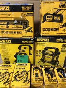 MIX LOT OF DEWALT PORTABLE POWER &amp MISC NOT CHECKED Customer Returns See Pictures