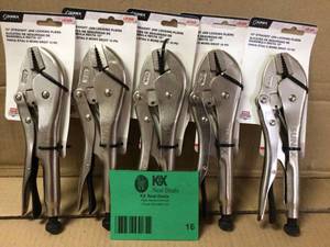 SUNEX TOOLS 10 in. Curved Jaw Locking Pliers Customer Returns See Pictures