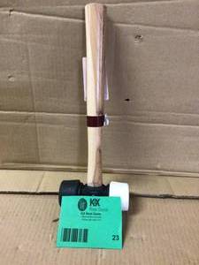 24 oz. Hickory 2-Sided Soft Face Mallet Customer Returns See Pictures