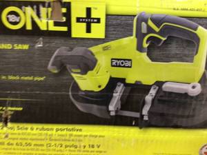 lot 3 image: RYOBI ONE 18V Cordless 2-12 in. Compact Band Saw (Tool Only) Customer Returns See Pictures