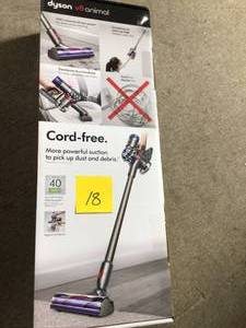 lot 18 image: Dyson V8 Animal Cordless Stick Vacuum Cleaner Customer Returns See Pictures