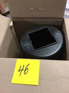 lot 46 image: Postal PRO Madison Mailbox and Post Kit, Black Customer Returns See Pictures
