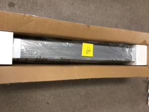 lot 47 image: Lasko Low Profile 1500-Watt Electric Silent Room Space Heater with Digital Display and Tip-Over Safety Switch, White Customer Returns See Pictures