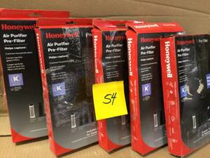 lot 54 image: Honeywell Odor and Gas Reducing Pre-Filter K (2-Pack) Customer Returns See Pictures