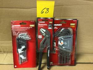 lot 68 image: MIX LOT OF HUSKY TOOLS Customer Returns See Pictures