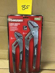 lot 85 image: Groove Joint Pliers Set (2-Piece) Customer Returns See Pictures