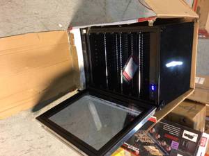 lot 108 image: Magic Chef Stainless Steel Beverage Cooler Customer Returns See Pictures