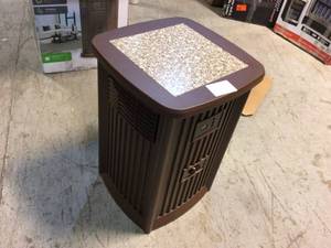 lot 109 image: Whole House 3.5 Gal. Pedestal Evaporative Humidifier for 2400 sq. ft. by AIRCARE Customer Returns See Pictures