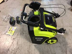lot 111 image: 40V SP Brushless Snowblower Customer Returns See Pictures