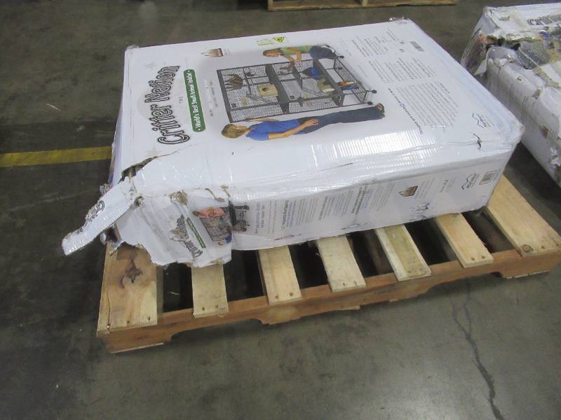 lot 200 image: MidWest Homes For Pets Deluxe Critter Nation Double Unit Small Animal Cage, 162 - Damaged Carton - Unclaimed Freight - May be missing andor have damaged pieces.