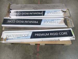 lot 214 image: WHOLESALE MIXED PALLET OF MISCELLANEOUS VINYL FLOORING