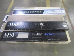 lot 218 image: WHOLESALE MIXED PALLET OF MISCELLANEOUS VINYL FLOORING