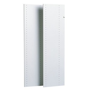 lot 242 image: Easy Track RV1447 48 x 14 x 58 Vertical Shelf Boards - White (2 count).
