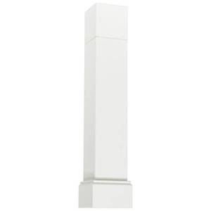 lot 226 image: Hampton Bay 5.75x34.5x5.75 in. Decorative Corner Post End Panel in Satin White, KADCP6-SW.