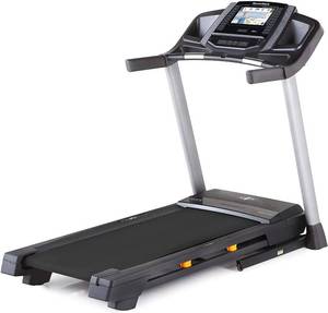 lot 122 image: NordicTrack T Series Smart Treadmill. - iFIT Subscription Required to Run - Unclaimed Freight Open Carton.