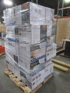 lot 258 image: WHOLESALE MIXED PALLET OF MISCELLANEOUS BLUETOOTH BATHROOM SPEAKERS WITH LED LIGHTING