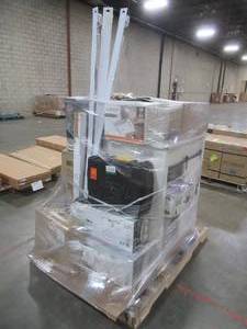 lot 265 image: WHOLESALE MIXED PALLET OF MISCELLANEOUS SMALL APPLIANCES, FURNITURE AND MORE