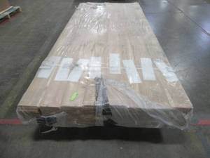 lot 139 image: Pallet of (96) Pattern Stock Cedar Tongue and Groove Board 1 x 6 x 8 Unfinished, Model 291438.