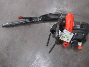 lot 6 image: ECHO 233 MPH 651 CFM 63.3cc Gas Backpack Leaf Blower with Tube Throttle - Starts then Dies. Noticed Fuel Line Not flowing properly.
