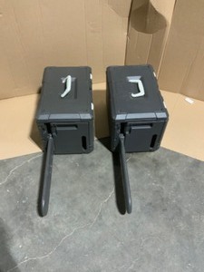 lot 26 image: (2) RYOBI 16 in. 37cc 2-Cycle Gas Chainsaw with Heavy-Duty Case See Pictures