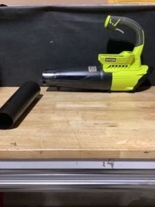 lot 17 image: RYOBI 40V 155 MPH 300 CFM Cordless Battery Jet Fan Leaf Blower (Tool Only) See Pictures