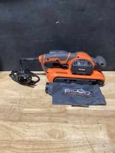 lot 30 image: RIDGID 6.5 Amp Corded 3 in. x 18 in. Heavy-Duty Variable Speed Belt Sander with AIRGUARD Technology See Pictures