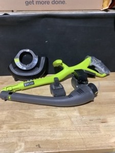 lot 38 image: RYOBI ONE 18V 10 in. Cordless Battery String Trimmer and Edger with 1.3 Ah Battery and Charger See Pictures