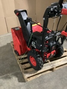 lot 57 image: PowerSmart 24 in. 2-Stage Electric Start Gas Snow Blower with LED Light See Pictures