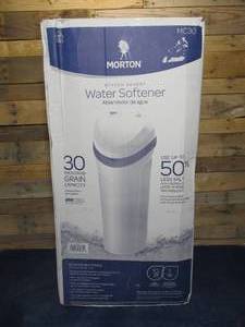 lot 3 image: Morton System Saver 30,000 Grain Water Softener