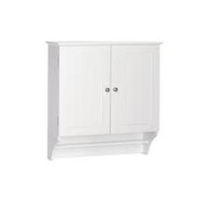 lot 13 image: RiverRidge Home Ashland 23-45 in. W x 25-25 in. H x 8-4350 in. D 2-Door Bathroom Storage Wall Cabinet in White
