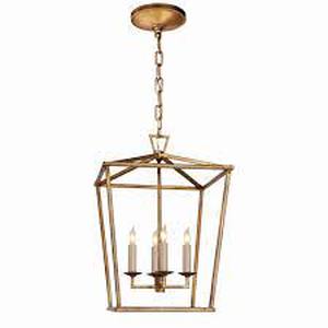 lot 34 image: VISUAL COMFORT Darlana Small Lantern DESIGNER CHAPMAN & MYERS