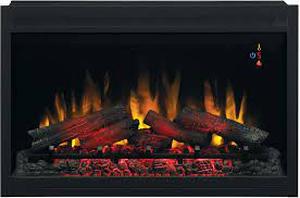 lot 55 image: Classic Flame 36 in. Traditional Built-in Electric Fireplace Insert - minor dent -msrp $759.00