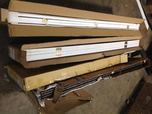 Pallet with assorted Room Dividers various sizes , models and conditions customer returns see pictures