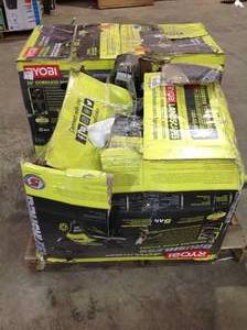 Lot of assorted Ryobi Cordless Snow Blower open box customer returns see pictures