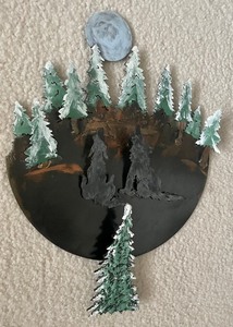 Marvelous Metal Northwoods Themed Wall Art