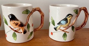 4 Haloon Group Bird Themed Mugs